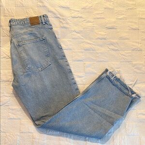 Zara High Rise Straight Jeans